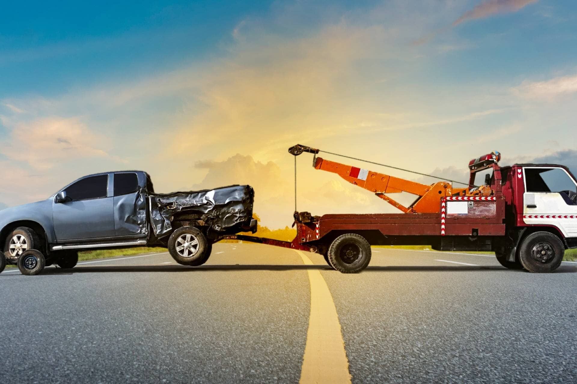 Professional car towing service in Toronto GTA & Simcoe County - AFG555TOWING emergency vehicle recovery